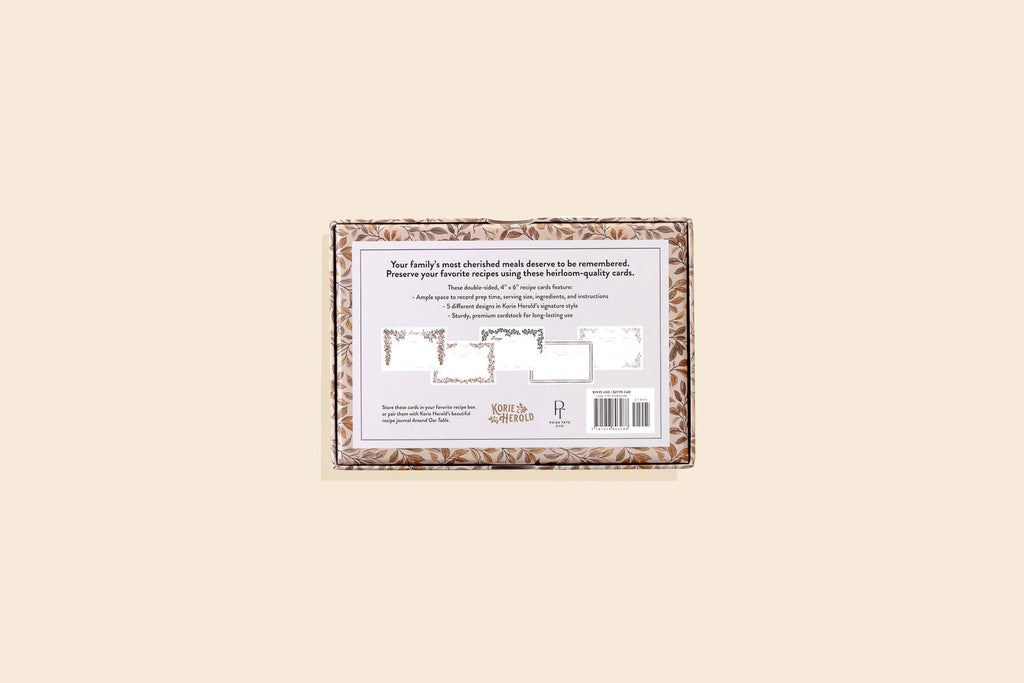 Recipe Cards: 50