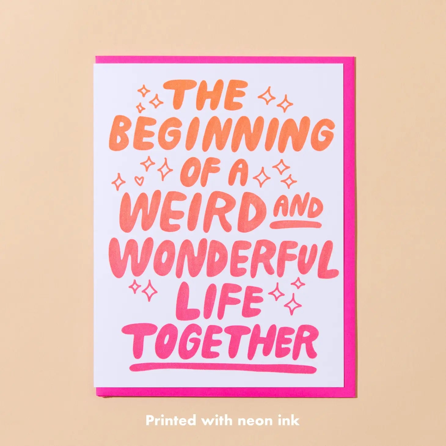 Weird & Wonderful Wedding Card