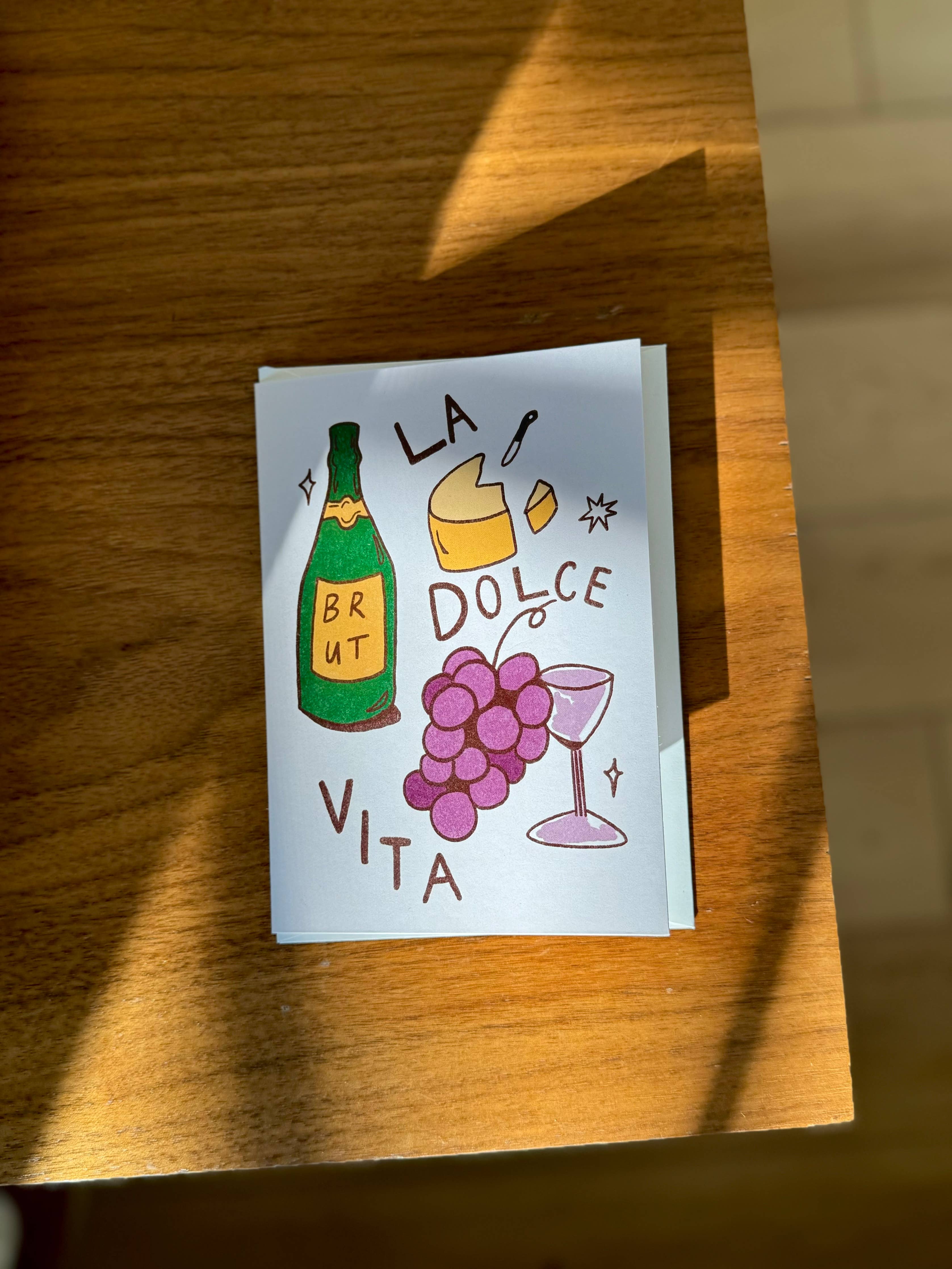 La Dolce Vita Greeting Card