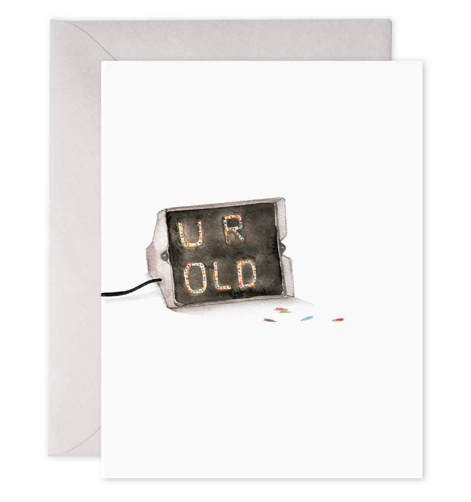 Lite Brite | UR Old Birthday Greeting Card