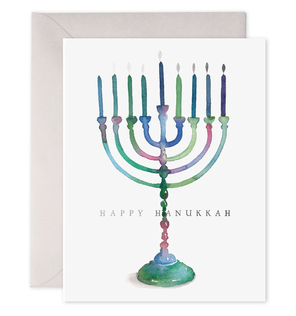 Colorful Menorah, Boxed Card Set