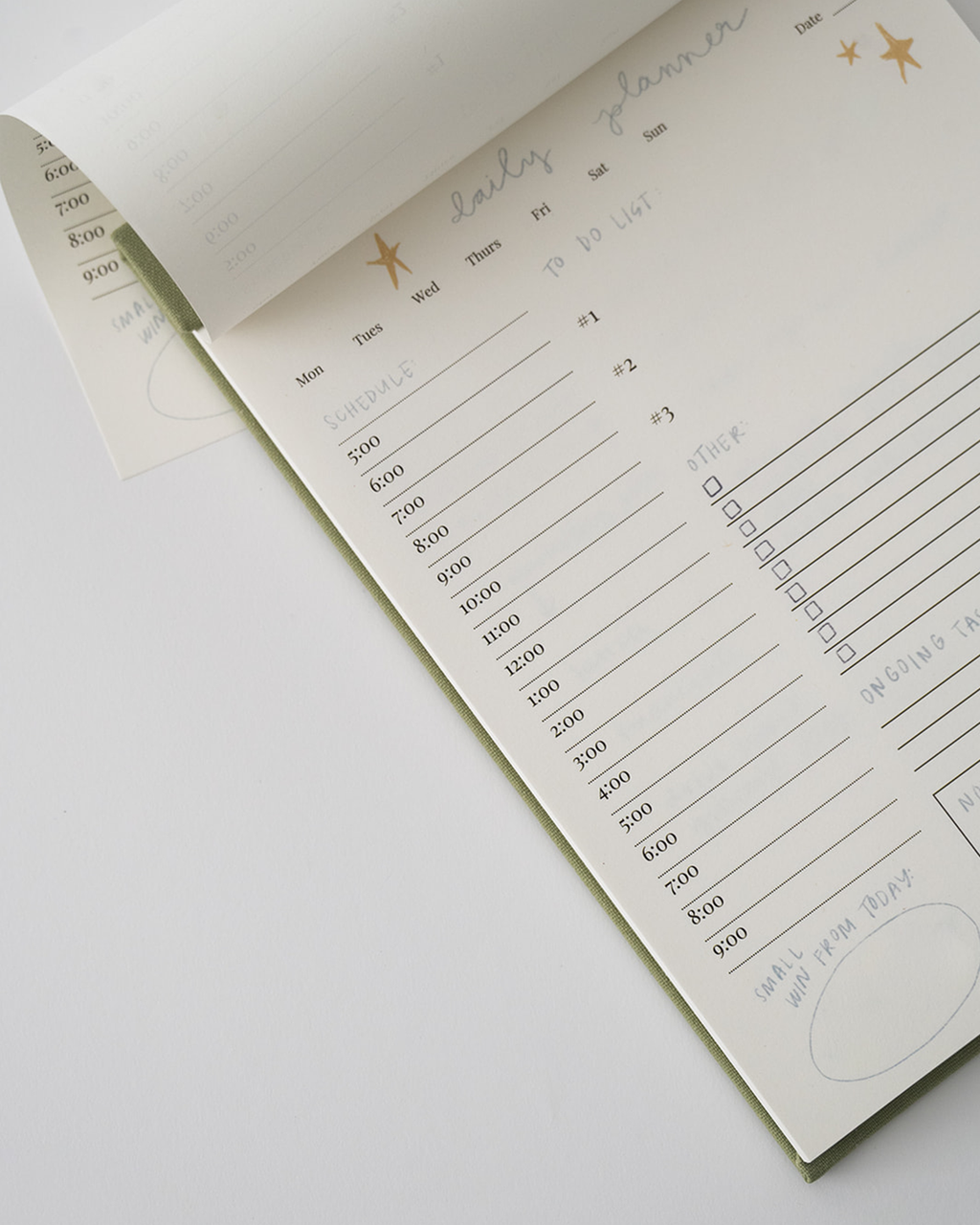 Daily Planner Notepad