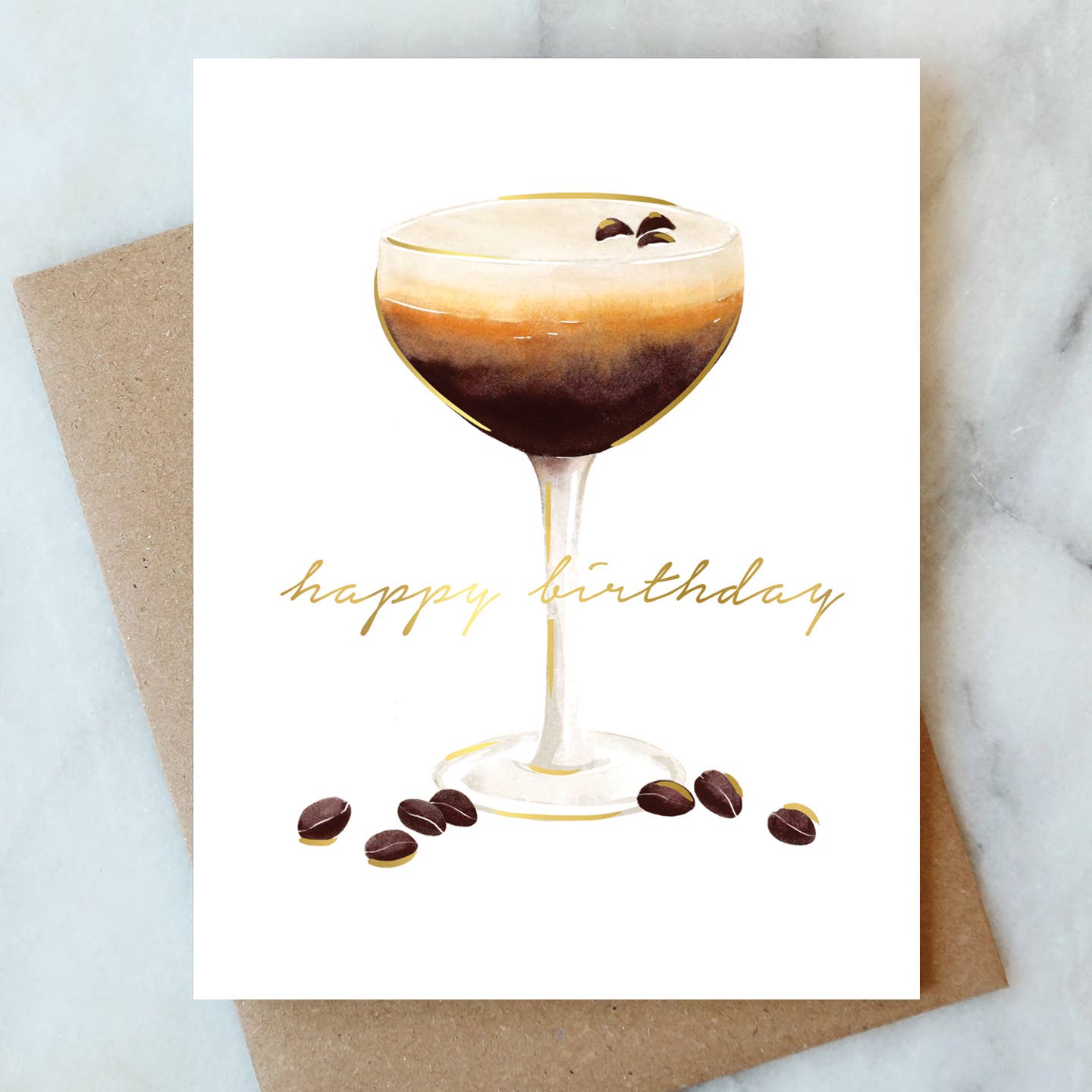 Espresso Martini Greeting Card