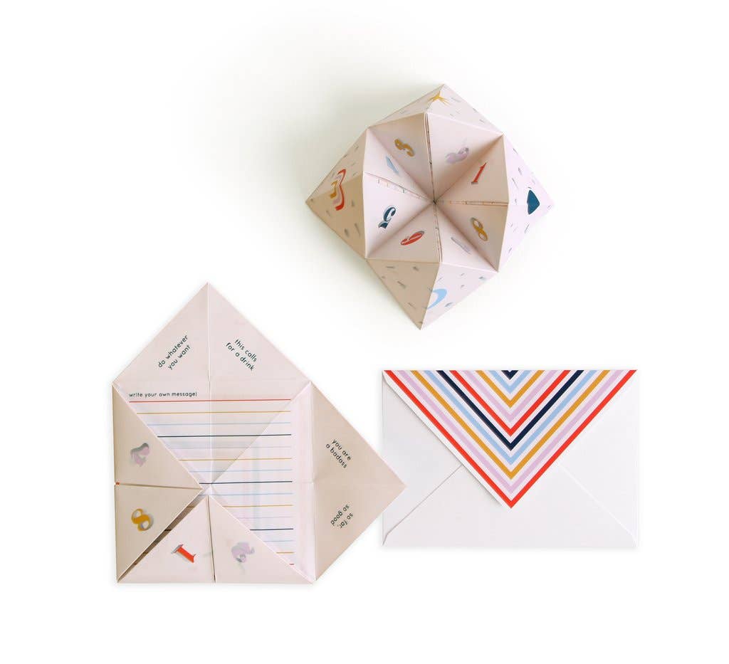 Cootie Catcher Greeting Card
