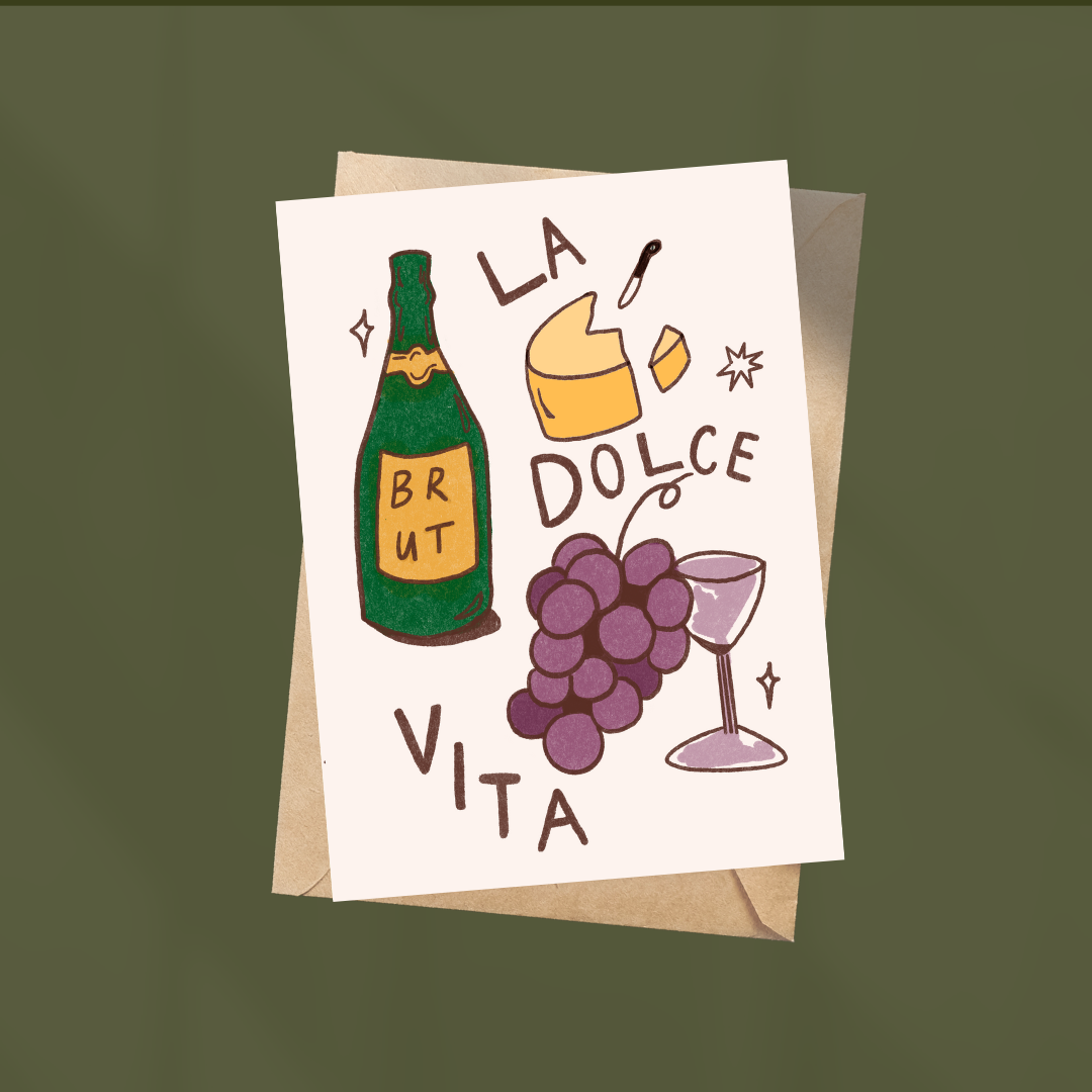 La Dolce Vita Greeting Card