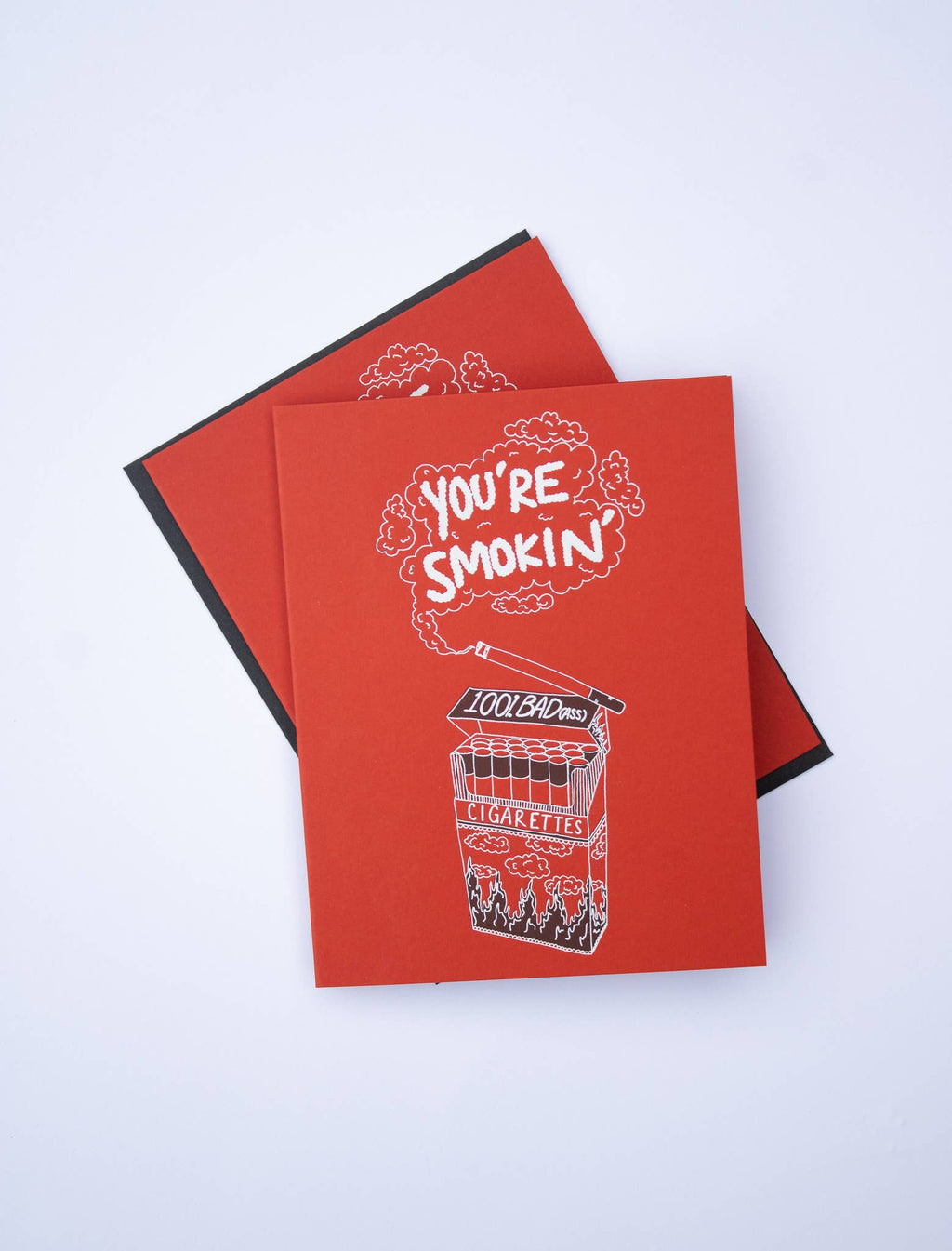 You're Smokin' Letterpress Greeting Card