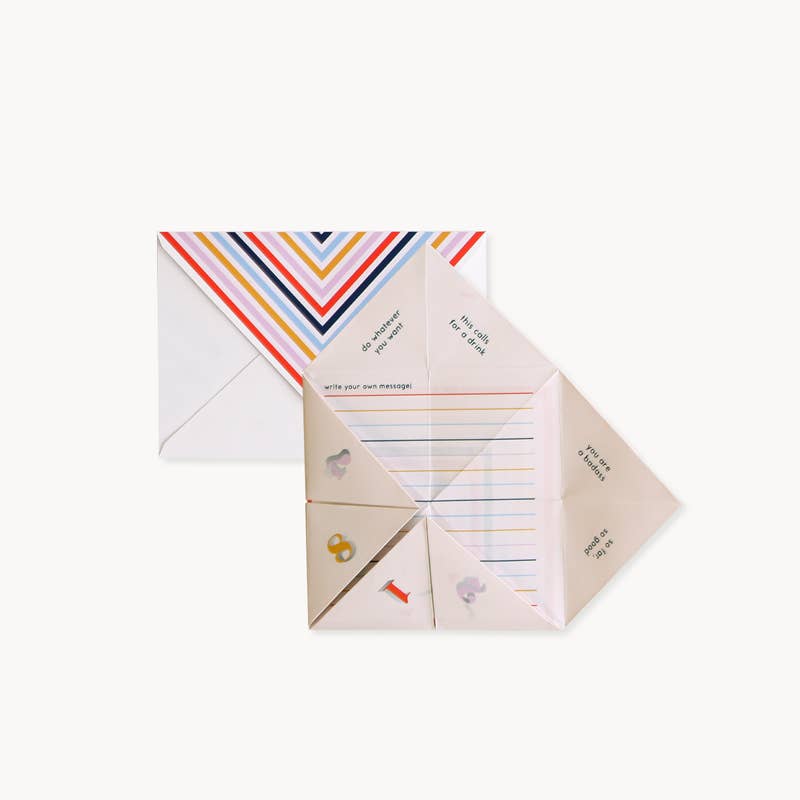 Cootie Catcher Greeting Card