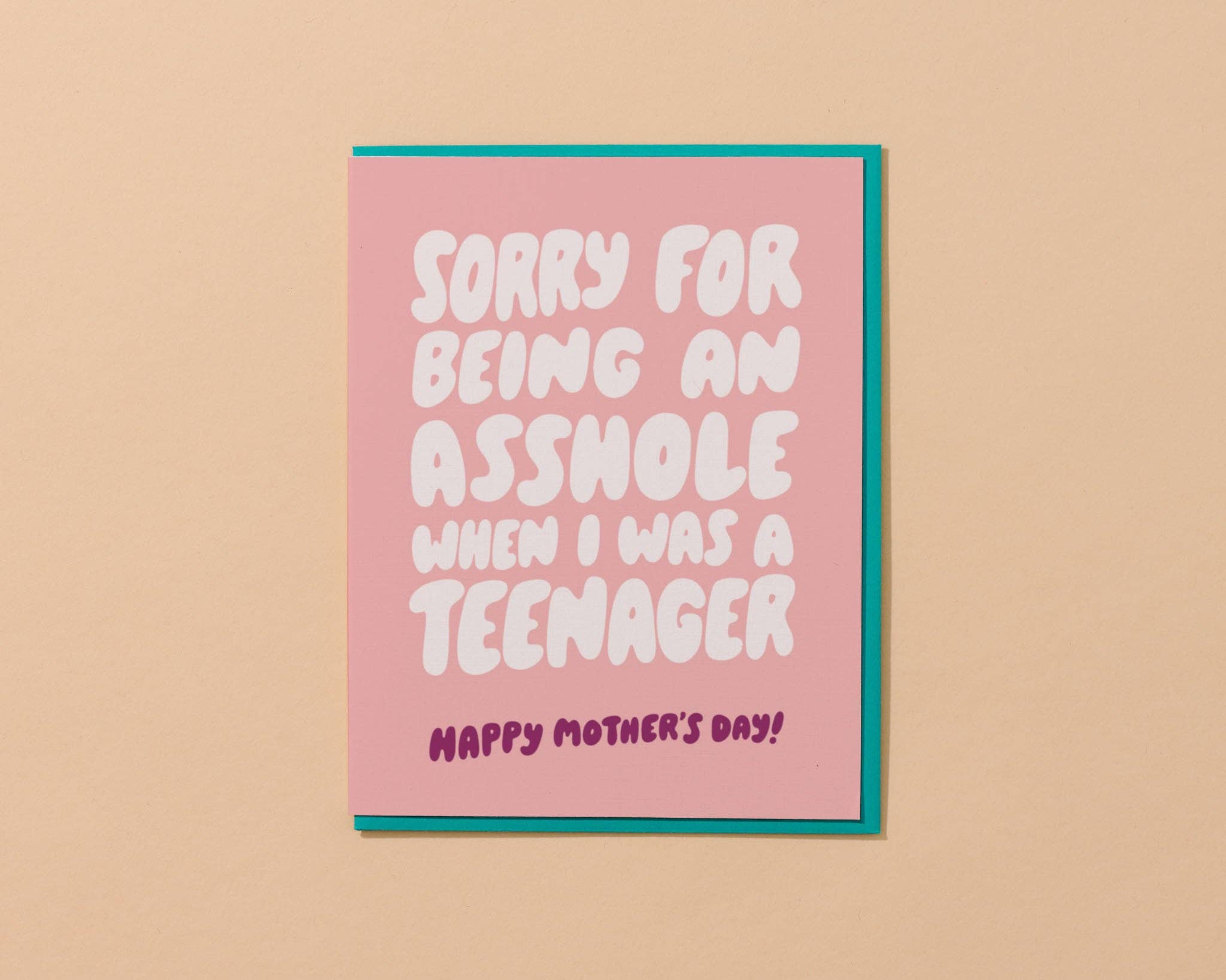 Asshole Teenager Funny Card