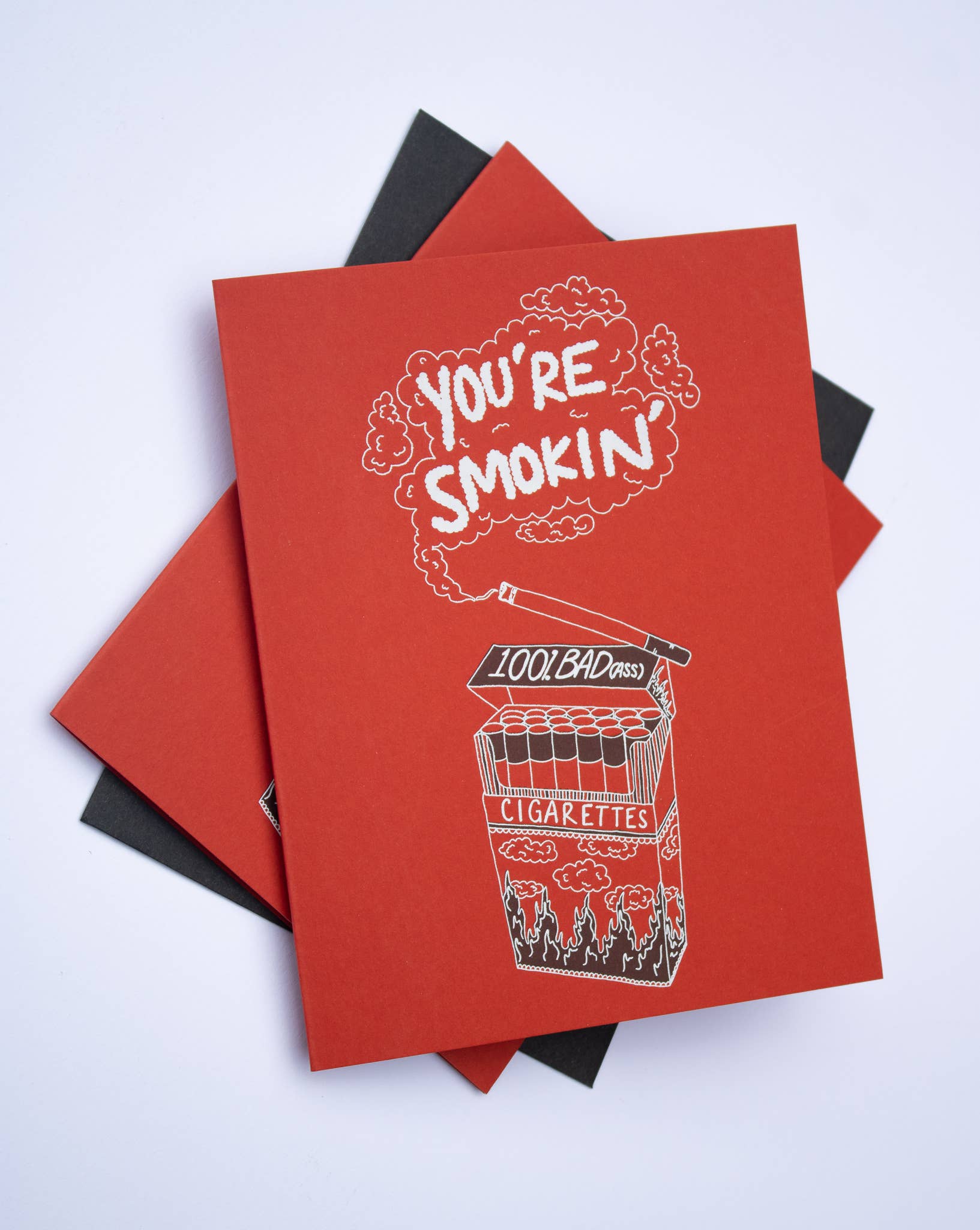 You're Smokin' Letterpress Greeting Card
