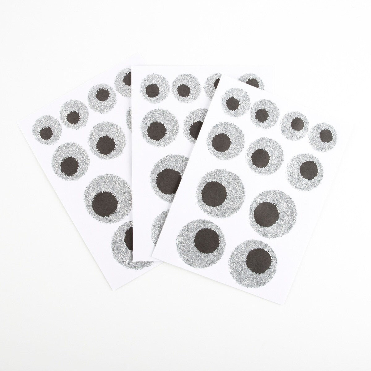 Glitter Eyeball Stickers