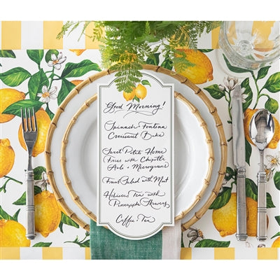 Lemon Table Card, Pack of 12