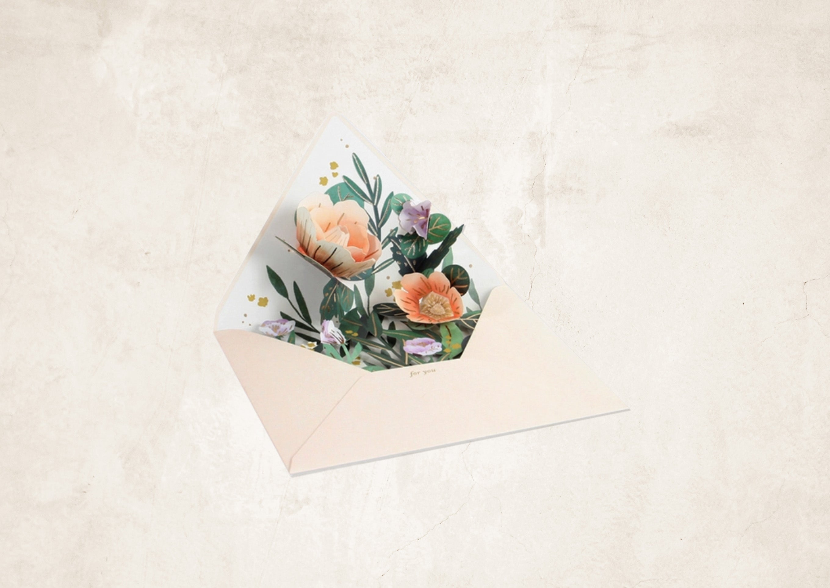 Wildflower Pop-up Envelope