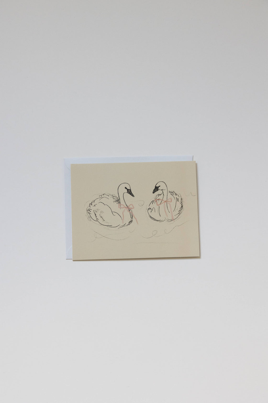 Swan Greeting Card (Blank Interior)