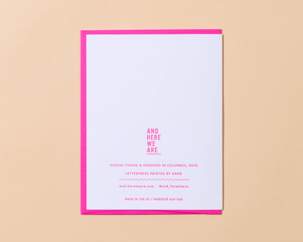 Open Bar Wedding Greeting Card