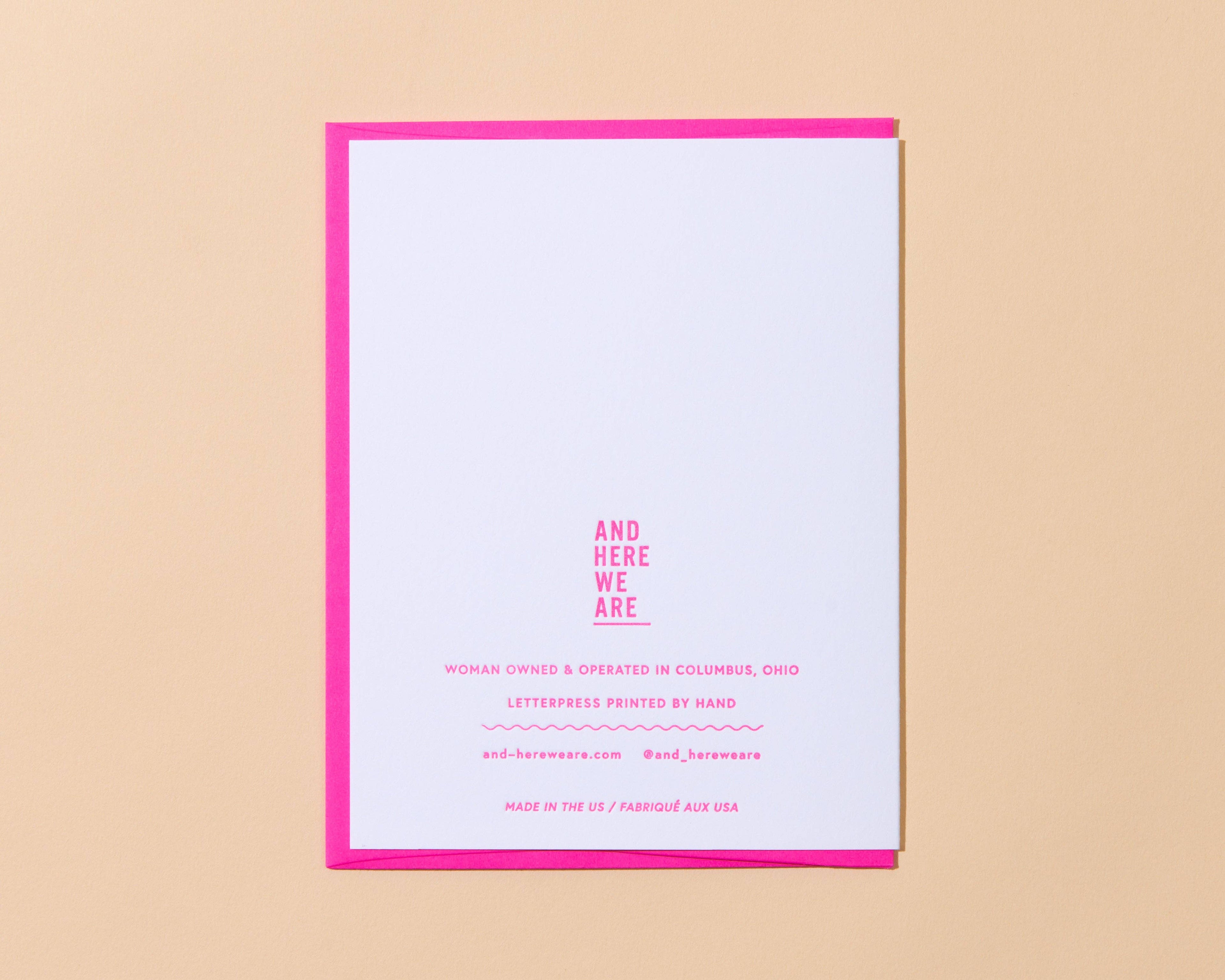 Open Bar Wedding Greeting Card