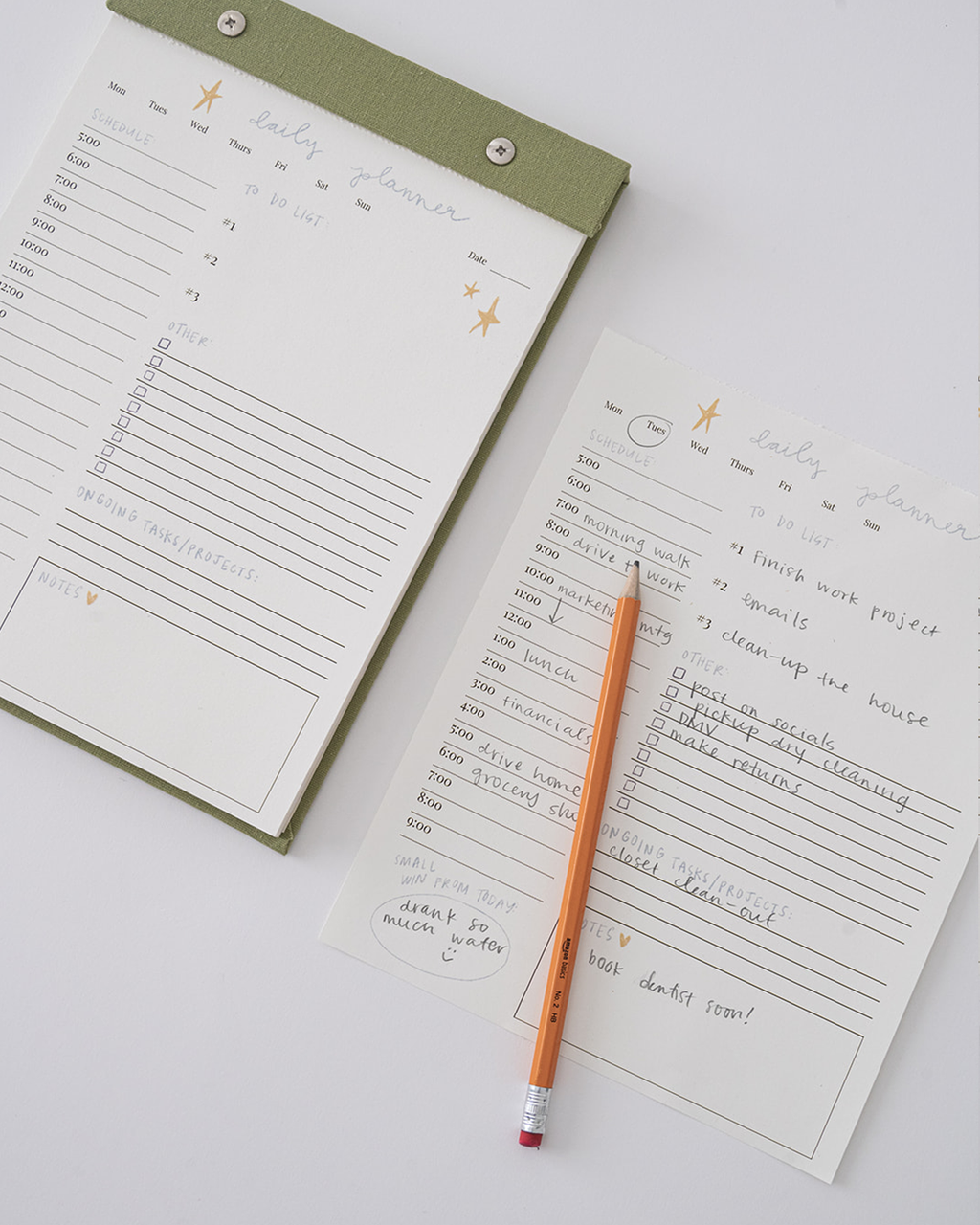 Daily Planner Notepad