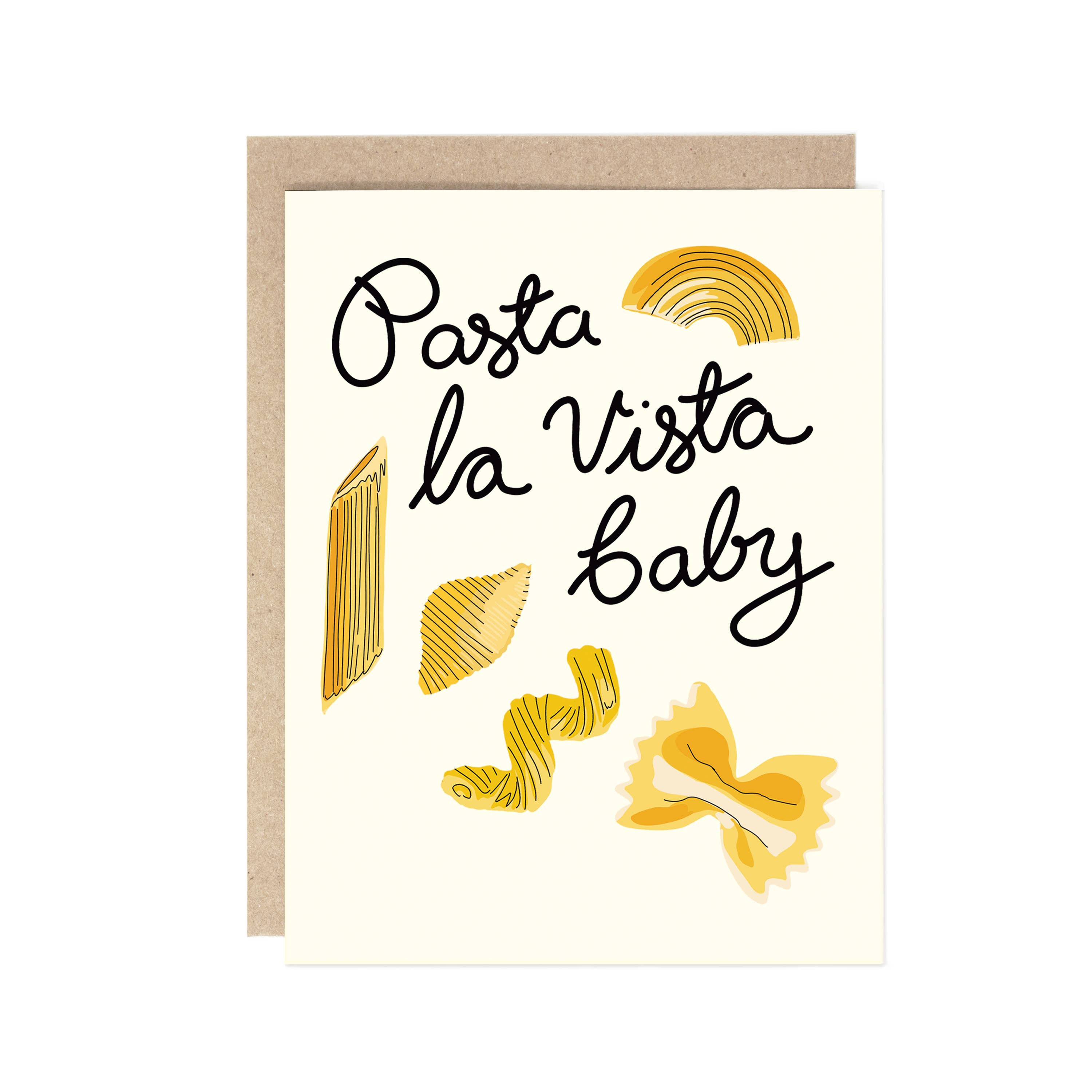 Pasta La Vista Baby Card