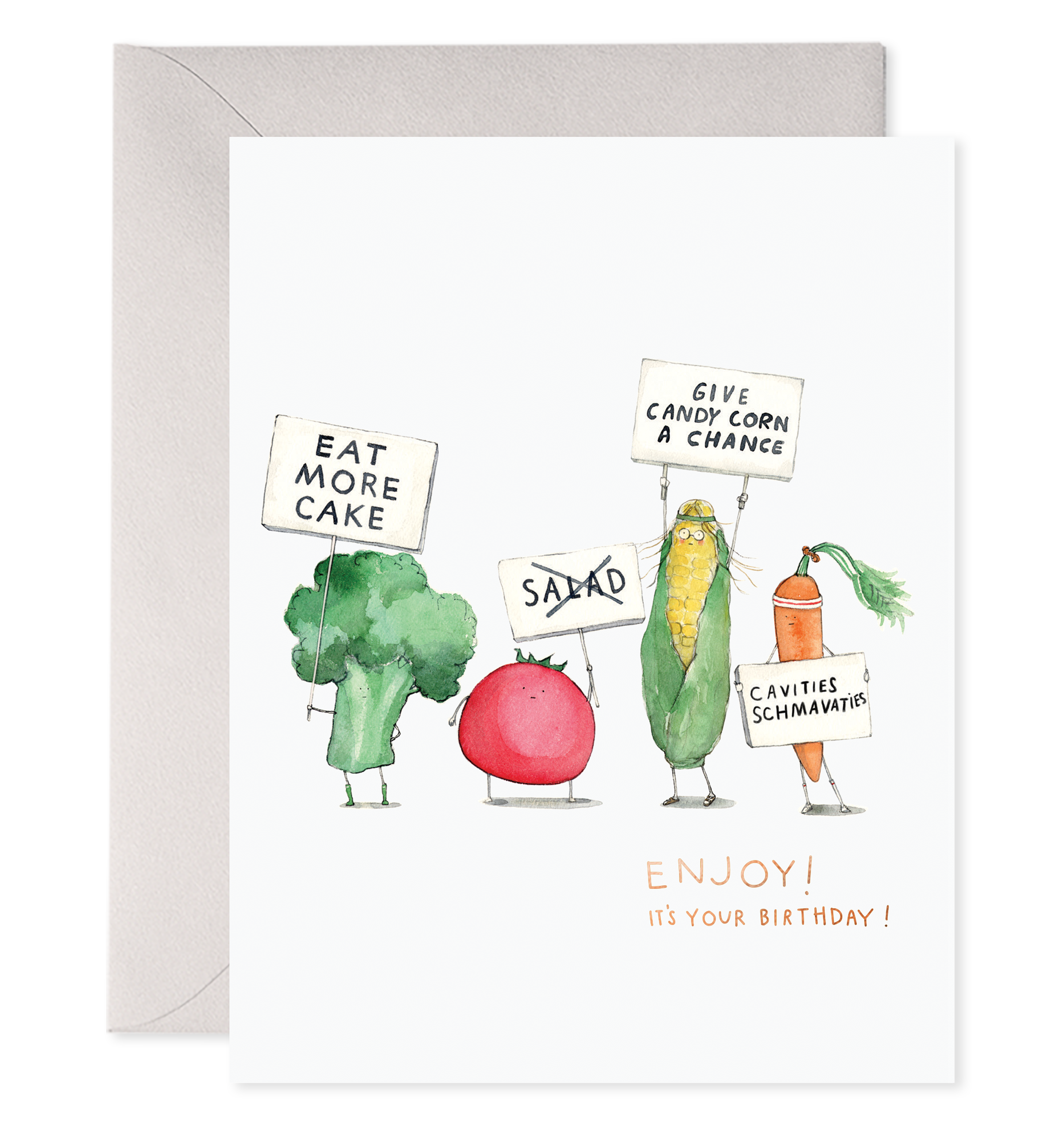 Veggie Strike Card
