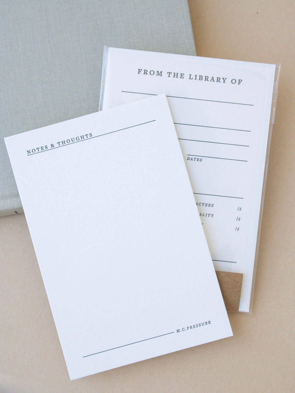 Home Library Cards