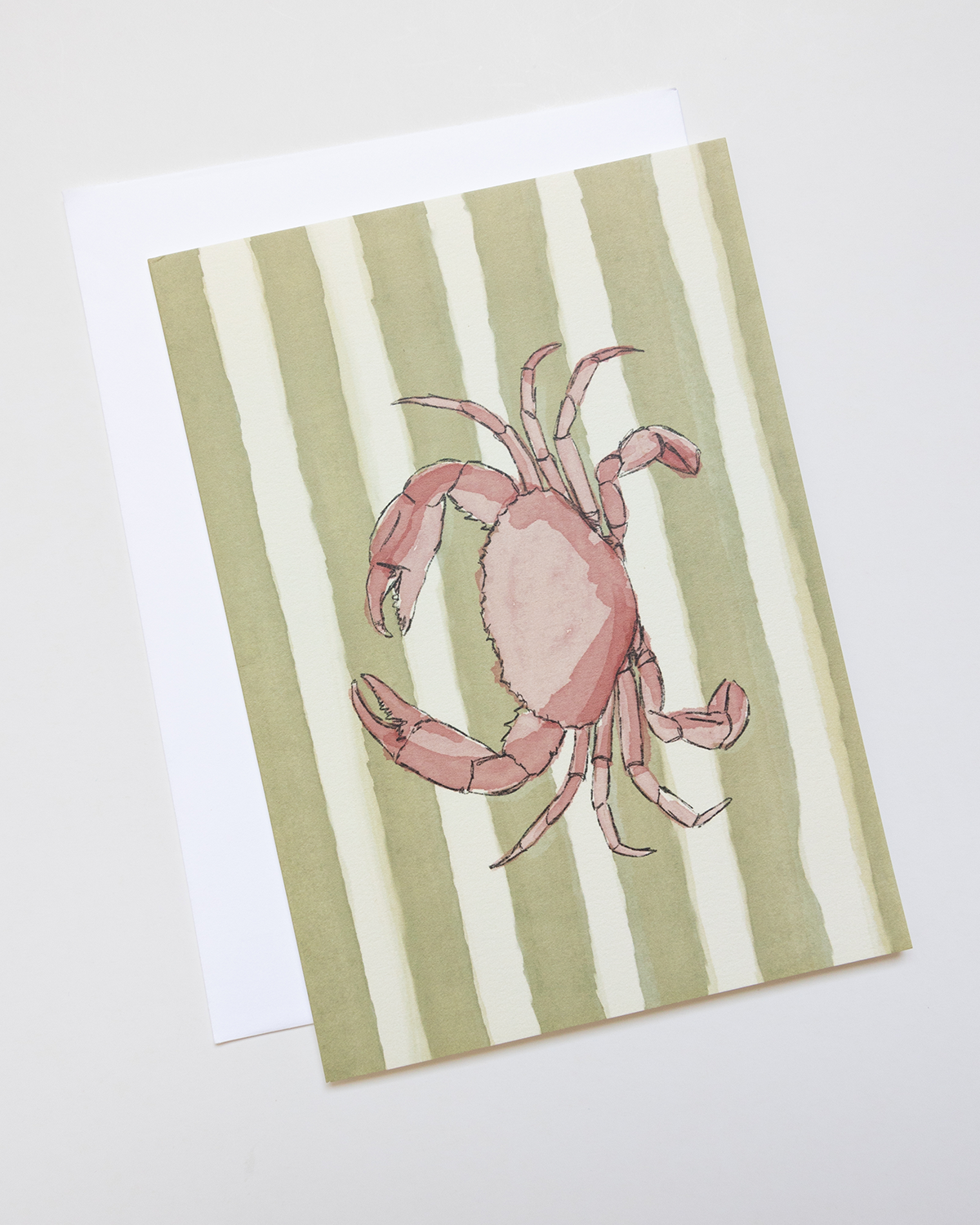 Coastal Crab Greeting Card