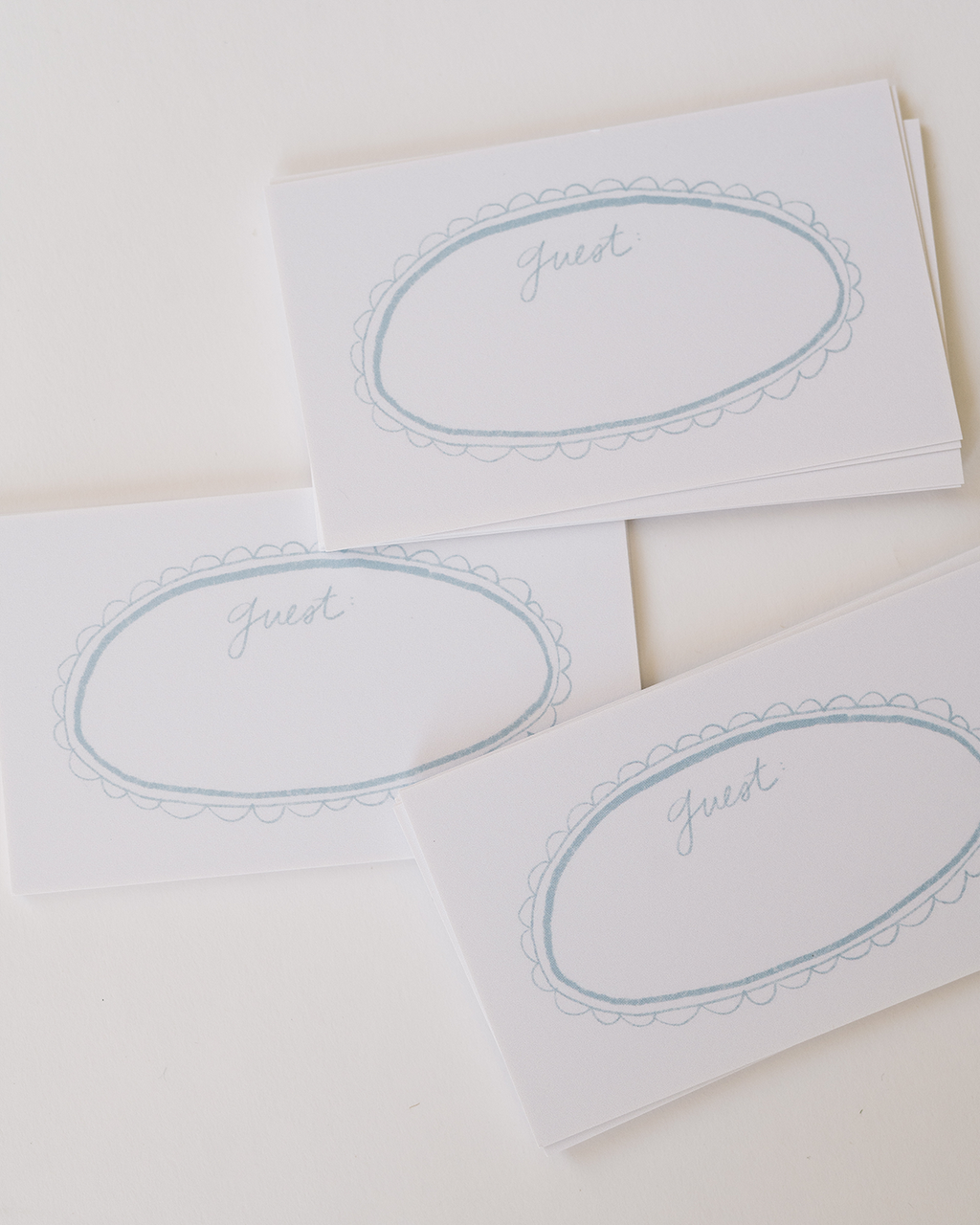 Dinner Party Place Cards Set